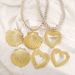 12154 Creative Personalized Alloy Shell Love Pendant Necklace Earring Set Summer Ocean Style Jewelry_ipsvogv.com
