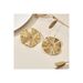 Irregular Round Women's Personality Geometric Gold Exaggerated Versatile Elegant Drop Earrings_ipsvogv.com