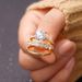 Cao Shi Temperament Three Piece Set Inlaid With Zircon Elegant Diamond Wedding Party Matching Ring_ipsvogv.com