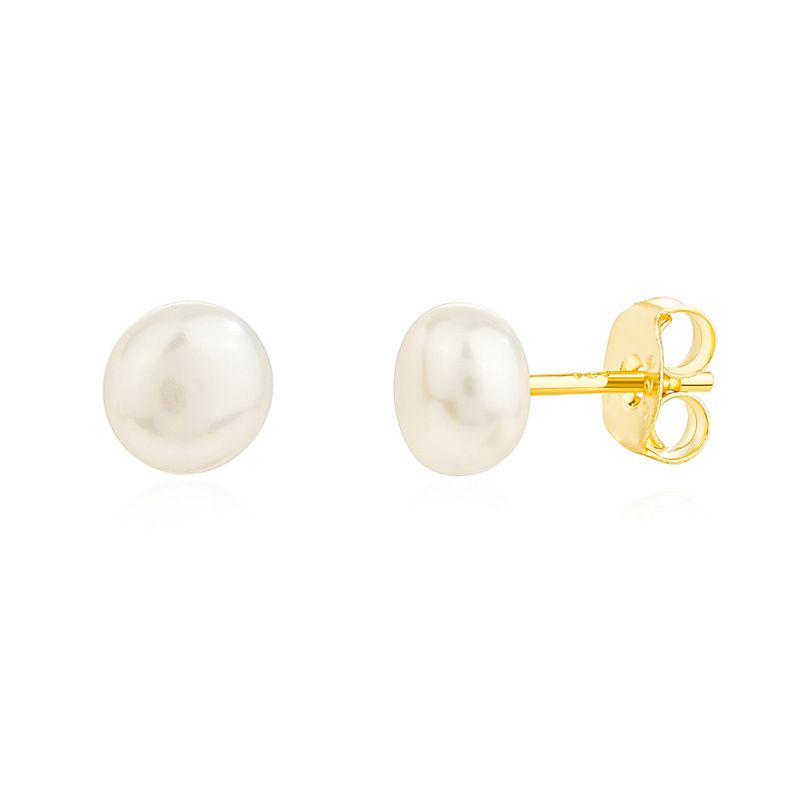 Sterling Silver Fashion Ins Style Shell Pearl Earrings For Women Exquisite And Elegant High End All Match Earrings_ipsvogv.com