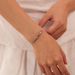 Women's Jewelry Simple Bracelet Stainless Steel Color Zircon Personality Flat Blade Chain Titanium Steel Jewelry_ipsvogv.com