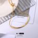 Fashion commuting irregular c shaped bracelet women line copper plated real gold bracelet women_ipsvogv.com