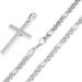 European And American Cross-border New Jewelry, Stainless Steel Cuban Chain Cross Pendant Necklace Men, Simple Fashion Jewelry_ipsvogv.com