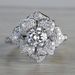 Cao Shi's Light Luxury Wind Exquisite Full Diamond Zirconia Flower Ring For Women's Daily Versatile Wear Handjewelry_ipsvogv.com
