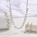 Women’s Jewelry Set Fashion Hot Selling Small Cube Pendant Necklace Jewelry Fashionable And Versatile Light Luxury Clavicle Chain Earrings Bracelet_ipsvogv.com