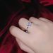 Heart-Shaped Moissanite Ring - 8 Hearts & 8 Arrows White Gold Plated Women's Jewelry_ipsvogv.com