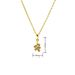 New Design, Simple Temperament, Leaf Flower Micro Inlaid Zircon Pendant Necklace_ipsvogv.com