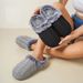 New all-match woolly slippers warm faded wool-mouth cotton drag non-slip plus pile thick cotton slippers_ipsvogv.com