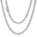 Full Diamond Sle Row Zircon Tennis Necklace, Simple Fashionable Hip-hop Men's And Women's Necklaces, Jewelry Hot_ipsvogv.com