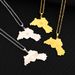 hot selling stainless steel Kurdistan map necklace retro ethnic style men and women titanium steel pendant accessories_ipsvogv.com