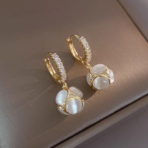 Women's Earrings Cat's Eye Earrings Women's 2023 New Earrings High-end Earrings Ball Earrings Earrings_ipsvogv.com