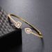 Cao Shi's open bracelet trend ins brass zircon bracelet temperament Korean version simple banquet bracelet gift_ipsvogv.com