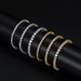 Hip-Hop Fashion Single Row Tennis Chain Bracelet Trendy Brand Men's Copper Inlaid Zircon_ipsvogv.com