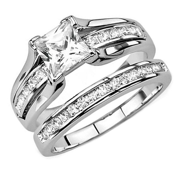 Sanjie Hot Selling Jewelry Couple Engagement Wedding Zircon Ring_ipsvogv.com