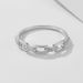 Women's Jewelry Niche Personality Chain Retro Ring Female S925 Sterling Silver Micro Inlaid Zircon Fashion Ring Hand Jewelry_ipsvogv.com