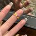 Th Sam Gold Platd Purpl Zircon Cross Star Track Ring With Adjustabl Movabl Mouth And Uniqu Dsign For Fmal_ipsvogv.com