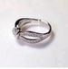 New Binding Bow Mosang Silver Plated Full Diamond Light Luxury Fashion Women's Ring_ipsvogv.com