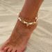 Ocean Vacation Style Starfish Fan Shell Chain Bohemian Layered Pearl Bead Ankle Decoration_ipsvogv.com