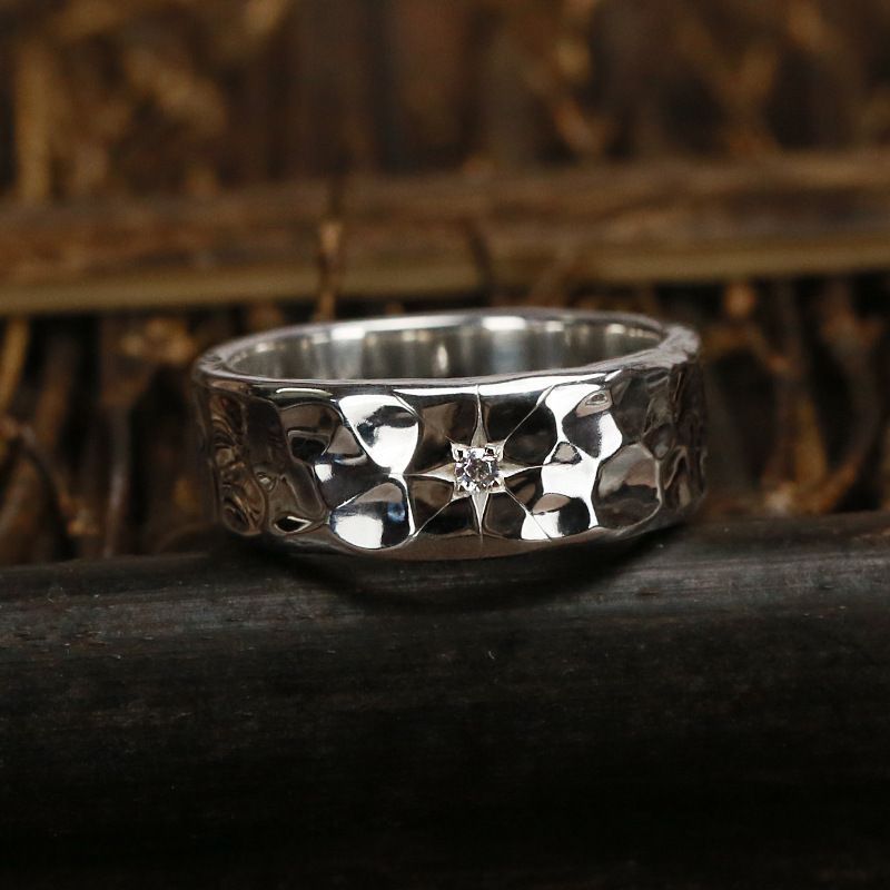 concave Inlaid Convex Simple, Ring, Fashionable, Handmade, Trendy, Unisex, Adjustable Opening Ring Fashionable, Simple, , Handmade, Trendy, Unisex,_ipsvogv.com