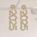 Geometric number women's with niche inlay 2025 design, versatile high-end and earrings_ipsvogv.com