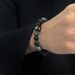 Volcano Stone Black Beaded Men's Bracelet Premium Retro Niche Obsidian Cold Beads Couple Bracelet Plate Play_ipsvogv.com