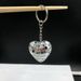 Glass Mirror Ball Children's Toy Valentine's Day Pink Red Love Key chain Ornament Decoration Gift_ipsvogv.com