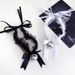 Lace Large Maid Adjustable Bowknot Bell Necklace Sexy Soft Girl Neck Leg Chain Accessories Choker_ipsvogv.com
