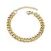 Hip Hop Stainless Fashion Six-Sided Polished Cuban Chain Hot Style Simple Titanium Steel Bracelet For Men_ipsvogv.com