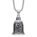 New Punk Motorcycle Stainless Steel Travel Guardian Saint Christopher Lucky Riding Bell_ipsvogv.com