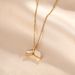 version Korean Style Titanium Steel Necklace, Women's Micro Inlaid Mother Of Pearl Fish Tail Pendant, Light Luxury Niche_ipsvogv.com