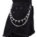 New Style Accessories, Personalized Hip-hop Metal Rivets, Double-layer Pants Waist Chain, Fashionable And Trendy_ipsvogv.com