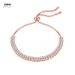 Fashion Exquisite And Elegant Bracelet Jewelry Copper Plated Gold Double Row Diamond Ladies Bracelet Girlfriend Bestie Gift_ipsvogv.com