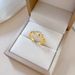 【 Real Gold 】 Light Luxury Chain Full Diamond With Adjustable Opening, Simple Hand Decoration Ring, Couple Matching Ring_ipsvogv.com