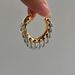 Women’s Jewelry Set Fashion Fashionable Niche INS Titanium Steel Vintage Chain Design Gold And Silver Earrings_ipsvogv.com