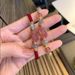 Natural Strawberry Crystal Pixiu Bracelet Women's Primordial Year Red Handrope Weaving Gift For Girlfriend_ipsvogv.com