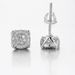 Hip Hop Personalized Thread for Couples Same Style Full Diamond Zircon Earrings Popular Ear Accessories_ipsvogv.com