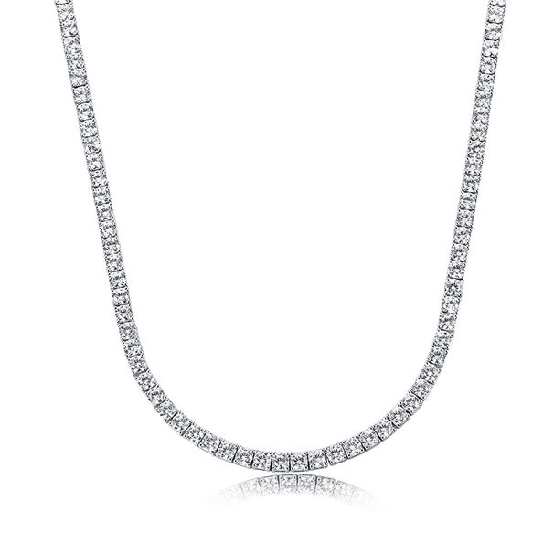Zircon Tennis Chain Men's Necklace Niche Hip-hop Jewelry Women's Bracelet_ipsvogv.com