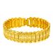 Store Same Style Fashion Car Flower Heart Wide Version Molded Jewelry Bracelet Men's Gold Plated Accessories_ipsvogv.com