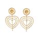 Earrings for women, heart-shaped geometric niche, multi-layered high-end design, earrings, versatile earrings_ipsvogv.com