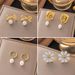 INS With A High-end Feel For Women, Fashionable, Simple, Luxurious, Round, Electroplated Stainless Steel, New Earrings_ipsvogv.com