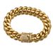 8/10/12/14/16/18mm Hip Hop Punk Men's Encrypted Miami Titanium Steel Bracelet_ipsvogv.com