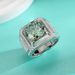 Sterling Silver Big Men's Ring Full Of Stars 10 Carat Moissanite Domineering Men's Ring Atmospheric Gift For Boyfriend_ipsvogv.com
