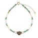 Agate Natural Stone Freshwater Pearl Bamboo Shell Bracelet Female Beads Adjustable_ipsvogv.com