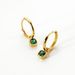 Women's Jewelry S925 Silver Plated With Gold Earrings Fashionable Green Zircon Earrings Niche Versatile Earrings_ipsvogv.com