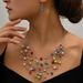 Bohemian Colored Pearl Personalized Women's Handmade Beaded Crystal Ethnic Style Necklace Neckchain_ipsvogv.com