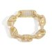 Men’s Jewelry Set Fashion New Hip Hop 15MMT Square Mixed Zirconium Circulation Bracelet Trendy Brand Personality Full Diamond Men's Bracelet Jewelry_ipsvogv.com