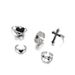 Hot Selling Combination Ring, Personalized Black Heart Opening, 5-piece Set, Drip Oil Ring_ipsvogv.com