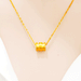 Light Luxury Small Waist Collarbone Chain Women's Fashion 3D Hard Sand Gold Six Character Mantra Necklace_ipsvogv.com
