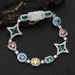 Men And Women's Jewelry Hip Hop Jewelry Accessories Colored Gemstone Bracelets For Women Popular Jewelry High End Zircon Men's Bracelets_ipsvogv.com