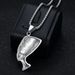 Trendy Jewelry Titanium Steel Egyptian Queen Pharaoh Isis Horus Pendant Necklace_ipsvogv.com